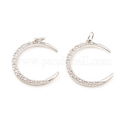 Латунные микро проложить кубического циркония подвески KK-I672-35P