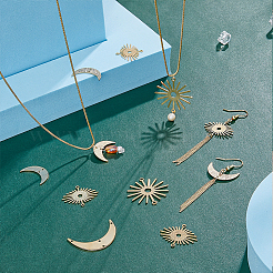 16 шт. 4 стиля латунных компонентов люстры соединения KK-FH0006-57