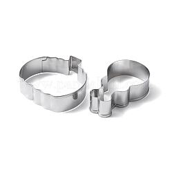 Не тускнеющая форма для печенья из нержавеющей стали 430 ко Дню благодарения DIY-E068-01P-02