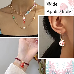 28 шт. 14 стильных эмалевых подвесок из нержавеющей стали&nbsp;STAS-YW0011-20