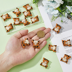 16 шт. пищевые экологически чистые силиконовые бусины из кожи яка SIL-DC0001-72