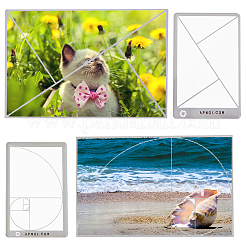 6шт. 3 стиля акриловой линейки&nbsp;AJEW-DC0003-27