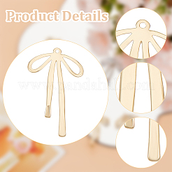 8шт 2 цвета латунные подвески&nbsp;KK-GO0001-68