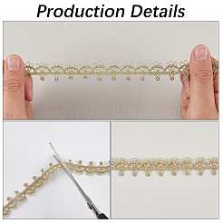 5 ярд полиэстеровых кружевных лент для отделки&nbsp;OCOR-GF00005-12C