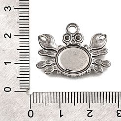 Оправы для подвесок из нержавеющей стали 304 в виде кабошонов STAS-H477-03A-P