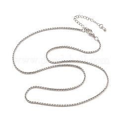 Латунные цепочки роло ожерелья для женщин&nbsp;NJEW-D302-22P