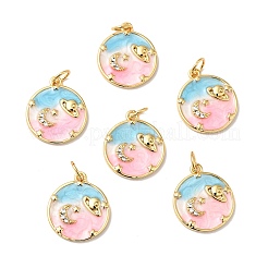 Стойки обшивки латунь микро проложить Циркон подвеску&nbsp;X-KK-H431-09G-B