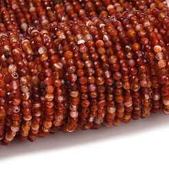 Природного сердолика нитей бисера G-RM250101-C17