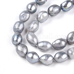 Нити из натурального культивированного пресноводного жемчуга PEAR-N014-07M-01