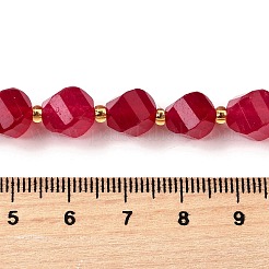 Нити бусин из натурального кварца окрашенные&nbsp;G-U023-A02-19