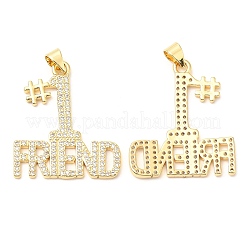 Стойки обшивки латунь микро проложить Циркон подвеску&nbsp;KK-A185-15G