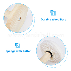 Деревянный коврик для глажки AJEW-WH0518-14