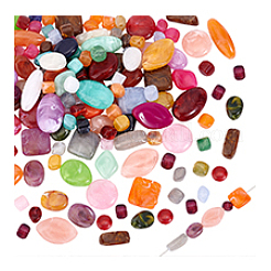 200 г непрозрачных акриловых бусин SACR-PH0002-25