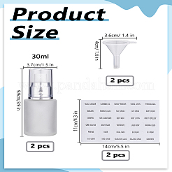 Бутылки с насосом-прессом из матового стекла&nbsp;MRMJ-LP0001-51