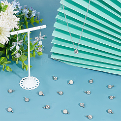 30 шт. подвески из нержавеющей стали 304 со стразами STAS-BBC0004-06