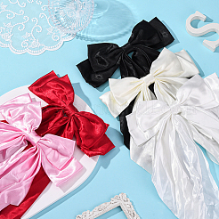 5 шт. 5-х цветные заколки-банты из полиэстера&nbsp;PHAR-SP0001-18B