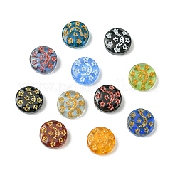 26шт 13 цвета прозрачные бусины лэмпворк&nbsp;LAMP-CJ0002-35