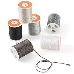 6 рулон полиэстеровой металлизированной нити 6 цветов&nbsp;OCOR-TA0002-82C