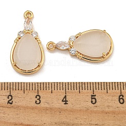 Стойки обшивки латунь микро проложить Циркон подвеску&nbsp;KK-U035-01M