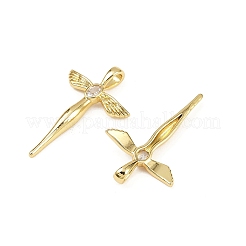 Латунные микро проложить кубического циркония подвески KK-S526-23G