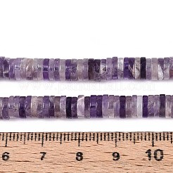 Природный аметист нитей бисера G-T142-6mm-12