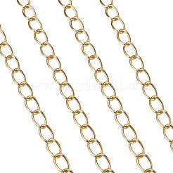 Декоративные цепи алюминиевые скрученные цепи обуздать цепи CHA-TA0001-07G