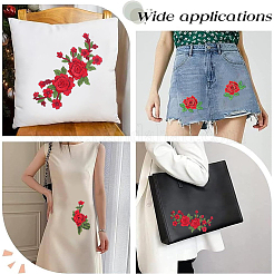 6 шт. 3 стиля цветочного узора компьютерная вышивка аппликации&nbsp;PATC-CY0001-04A