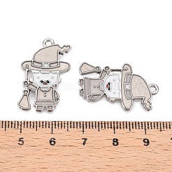 Подвески из эмали и светящегося сплава на тему хэллоуина&nbsp;ENAM-N056-234P-1