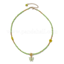 Стеклянные бусины и цветы ручной работы из бисера в технике лэмпворк NJEW-MZ00065-02