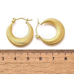 Серьги-кольца из нержавеющей стали 304 для женщин&nbsp;EJEW-L296-067G