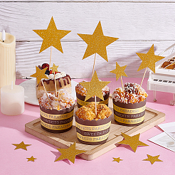 10 коробка бумажная вставка для торта открытка украшение AJEW-NB0007-11B