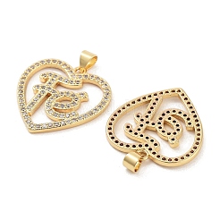 Покрытие стойки латунь микропаве прозрачные подвески из кубического циркония&nbsp;KK-Z064-20G