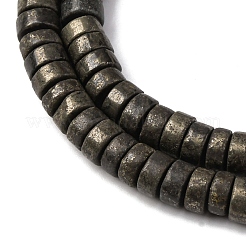 Природного пирита бисер нитей&nbsp;G-L624-I13-3x6mm