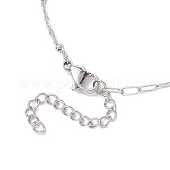 Изготовление браслета-скрепки из нержавеющей стали 304&nbsp;BJEW-JB13072-02