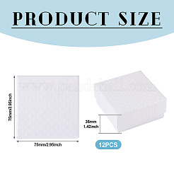 Подарочные коробки для хранения из фактурного картона с ромбами&nbsp;CON-TAC0010-03B-01