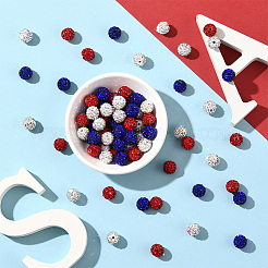 90 шт. 3 вида бусин в виде диско-шара&nbsp;RB-LT0001-01D