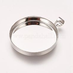 Сеттинги для кулона (кабошонов)&nbsp;LS-KK-G303-01P