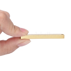 Подвески из нержавеющей стали 304 с гравировкой с четырех сторон STAS-I140-30B-G