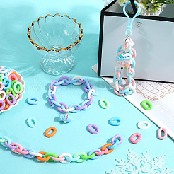 400 шт. 10 цвета акриловые соединительные кольца&nbsp;MACR-SP0001-42