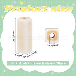 120шт синтетические бирюзовые бусины G-AR0006-17A