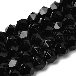 Бусины из натурального черного оникса&nbsp;G-Z119-A04-02