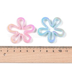 Непрозрачные акриловые бусины с УФ-покрытием OACR-Z020-14