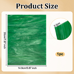 Кабошоны из стекла&nbsp;GGLA-WH0003-001B