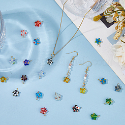 48 шт. подвески из стекла миллефиори ручной работы&nbsp;PALLOY-HS00028