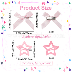 36 шт. 6 стиля железных заколок для волос PHAR-CY0001-04