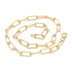 Цепочки-скрепки из нержавеющей стали 304 NJEW-I245-09G