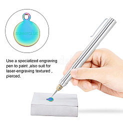 40 шт. 4 размера подвески из нержавеющей стали 304 с вакуумным покрытием PVD&nbsp;STAS-SC0002-32MC