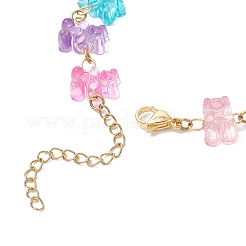 Прозрачные акриловые бусины браслеты для женщин BJEW-JB11534