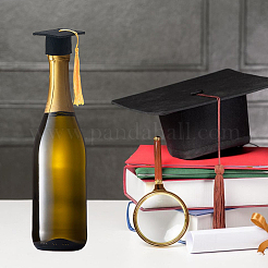 12 шт. мини-шляпка для выпускника из фетра с кисточками&nbsp;AJEW-CP0010-10