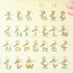 Подвесные брелки из прозрачной эпоксидной смолы KEYC-FS00022-16